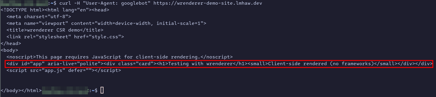 Fetching site content with bot user-agent